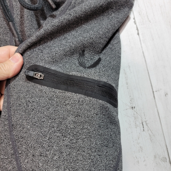 ASRV Men's Sweatpants Joggers Heathered Dark Gray Drawstring Pockets Size XS. Ex - Picture 3 of 7